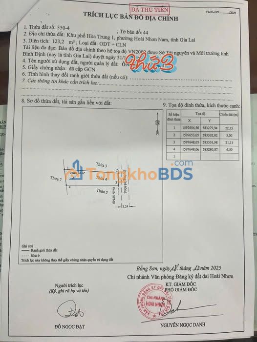 Đất nền Hoài Xuân 110m² 550 triệu - Tiềm năng tăng giá