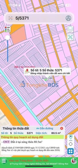 Đất nền An Viễn, Tam Phước Biên Hòa 100m² 1 tỷ - Sổ đỏ chính chủ