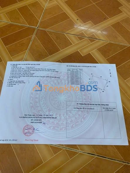 Đất nền Phong Nẫm Phan Thiết 100m² 210 triệu - Đường ô tô vào