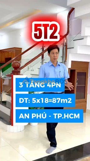 Nhà 3 tầng An Phú Thủ Đức 85m² 5 tỷ - Chính chủ bán