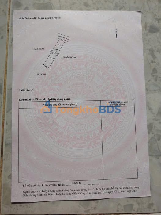 Đất Minh Thành Chơn Thành 125m² 1.2 tỷ - Sổ đỏ chính chủ