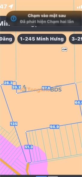 Đất Minh Hưng Chơn Thành 3.240m² - Pháp lý rõ ràng