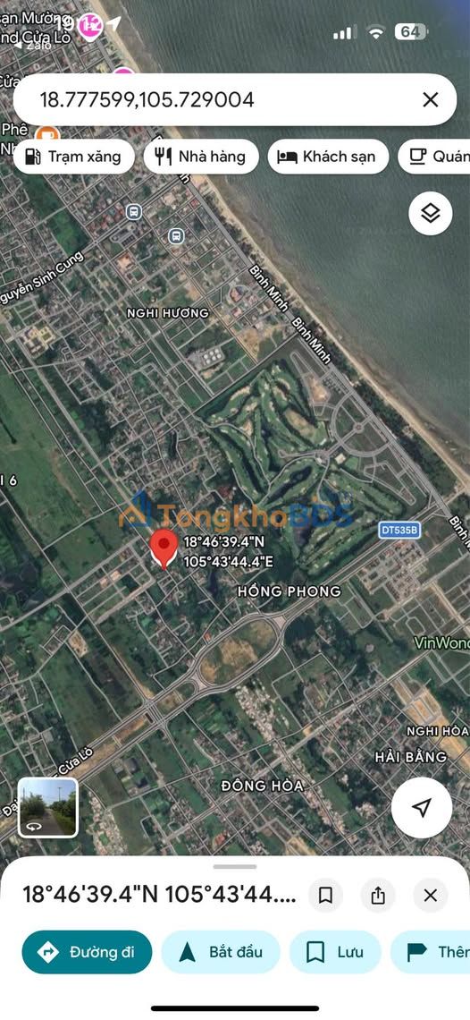 Đất Nghi Hương Cửa Lò 200m² 4 tỷ - Sổ hồng chính chủ