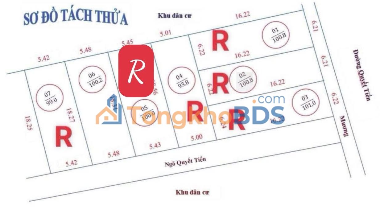 Đất nền Quyết Tiến Vinh 114m² 2 tỷ - Sổ đỏ chính chủ