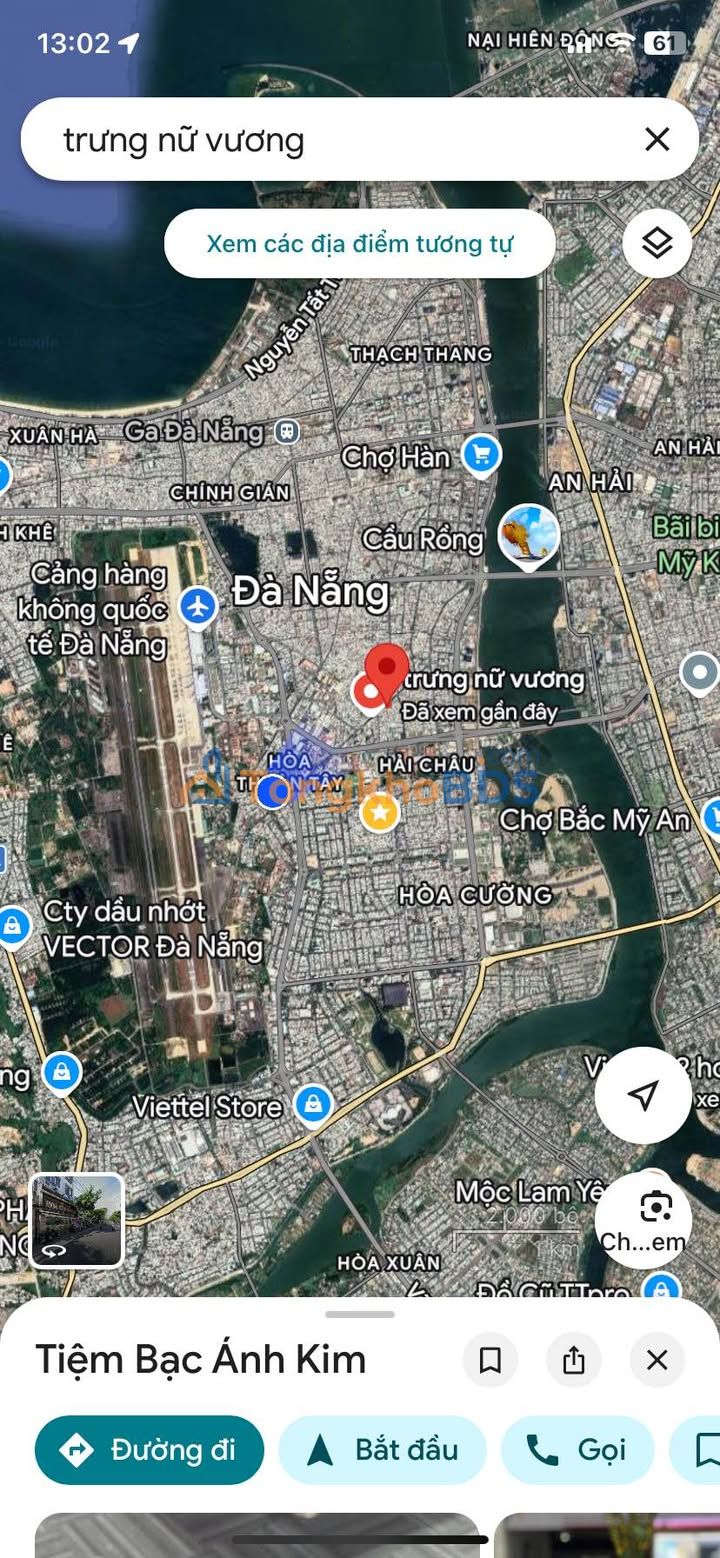 Đất nền Trưng Nữ Vương Duy Xuyên 87m² - Đường to ô tô