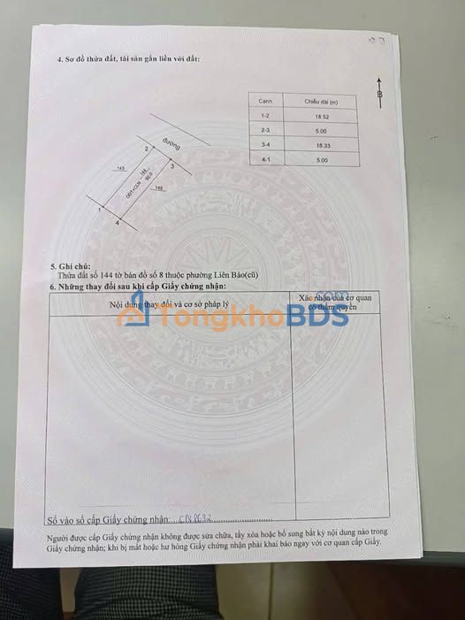 Đất nền Liên Bảo Vĩnh Yên 92m² 2 tỷ - Đường to ô tô