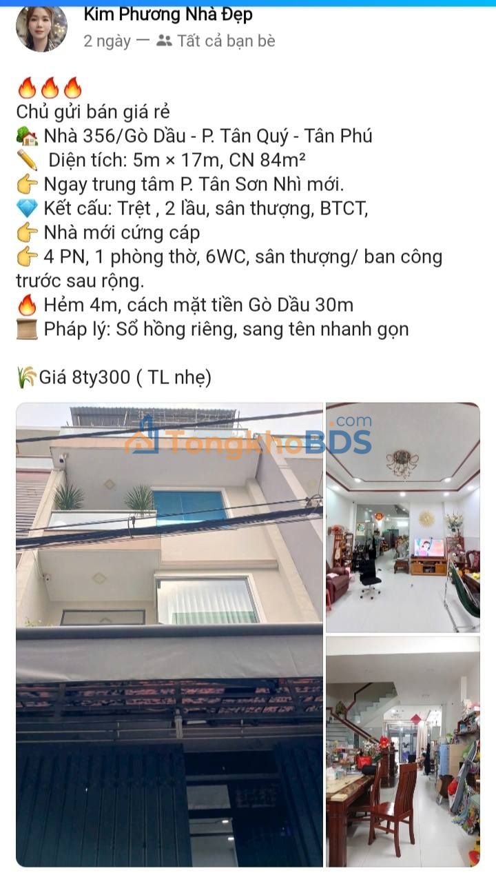 Nhà riêng Bình Hưng Hòa 44m² 3.65 tỷ - Giá tốt hiếm có