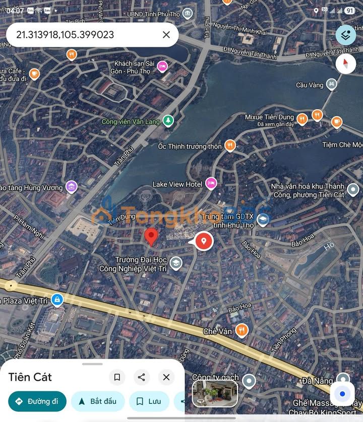 Đất nền Aphan Việt Trì 132m² 6 tỷ - Sổ đỏ chính chủ