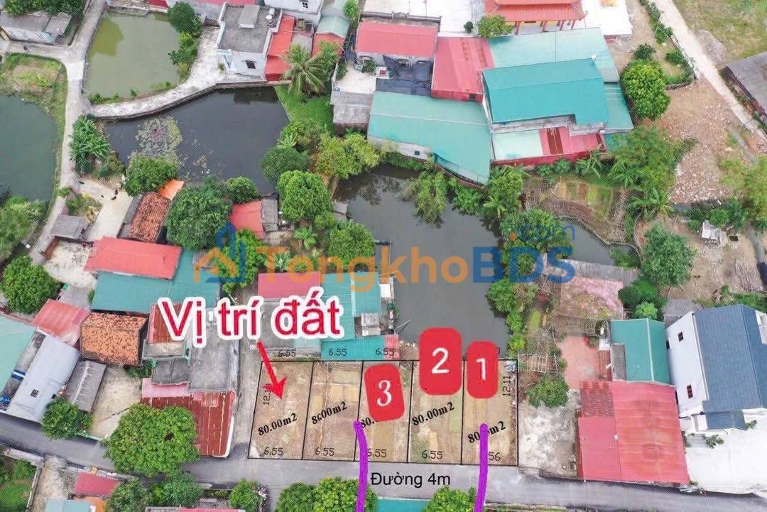 Đất nền Bình Xuyên, Bình Giang 80m² - Sổ đỏ chính chủ