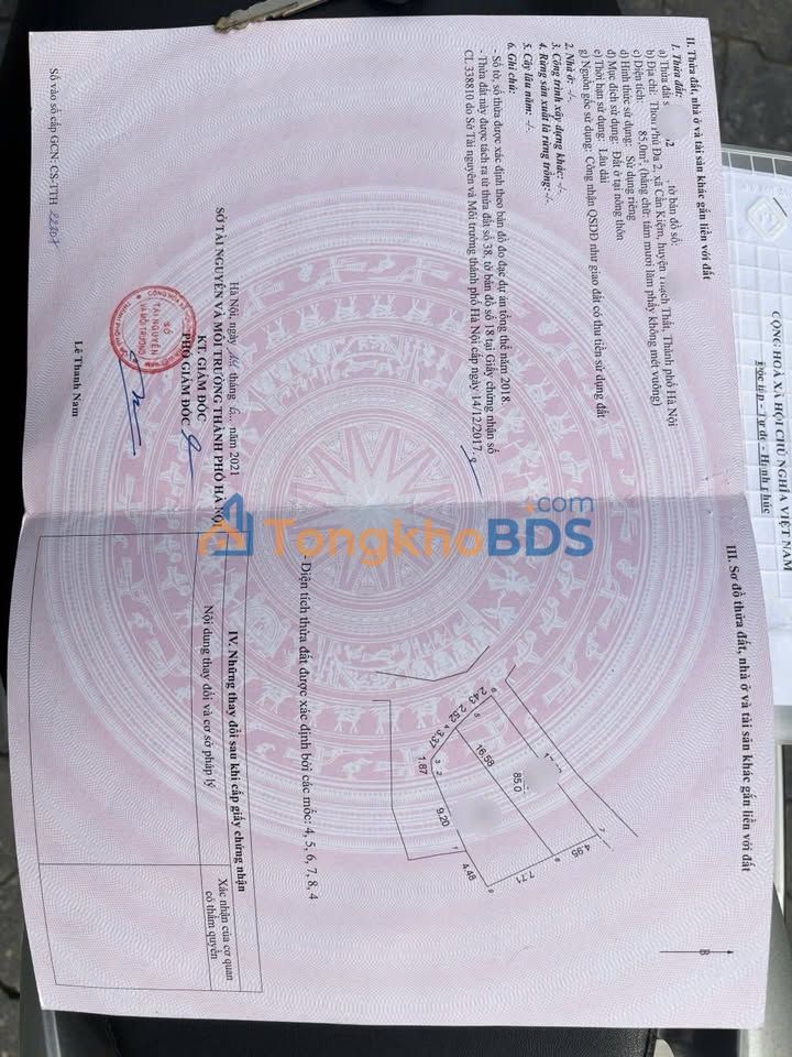 Nhà riêng Cần Kiệm 85m² giá thỏa thuận - Ô tô đậu cửa