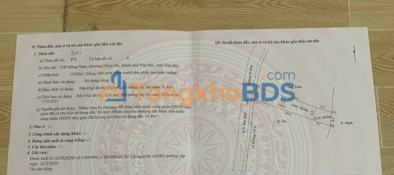 Đất Nguyễn Thái Học Yên Ninh 124m² 1 tỷ - Hạ tầng hoàn thiện