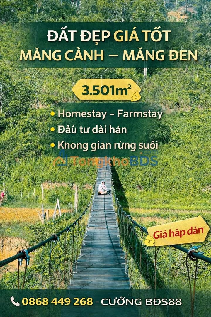 Đất Măng Cành Măng Đen 3.501m² - Tiềm năng tăng giá