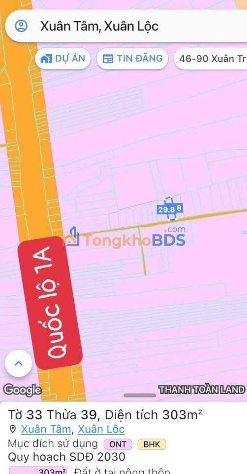 Nhà Xuân Tâm 300m2 1.6 tỷ - Chính chủ bán