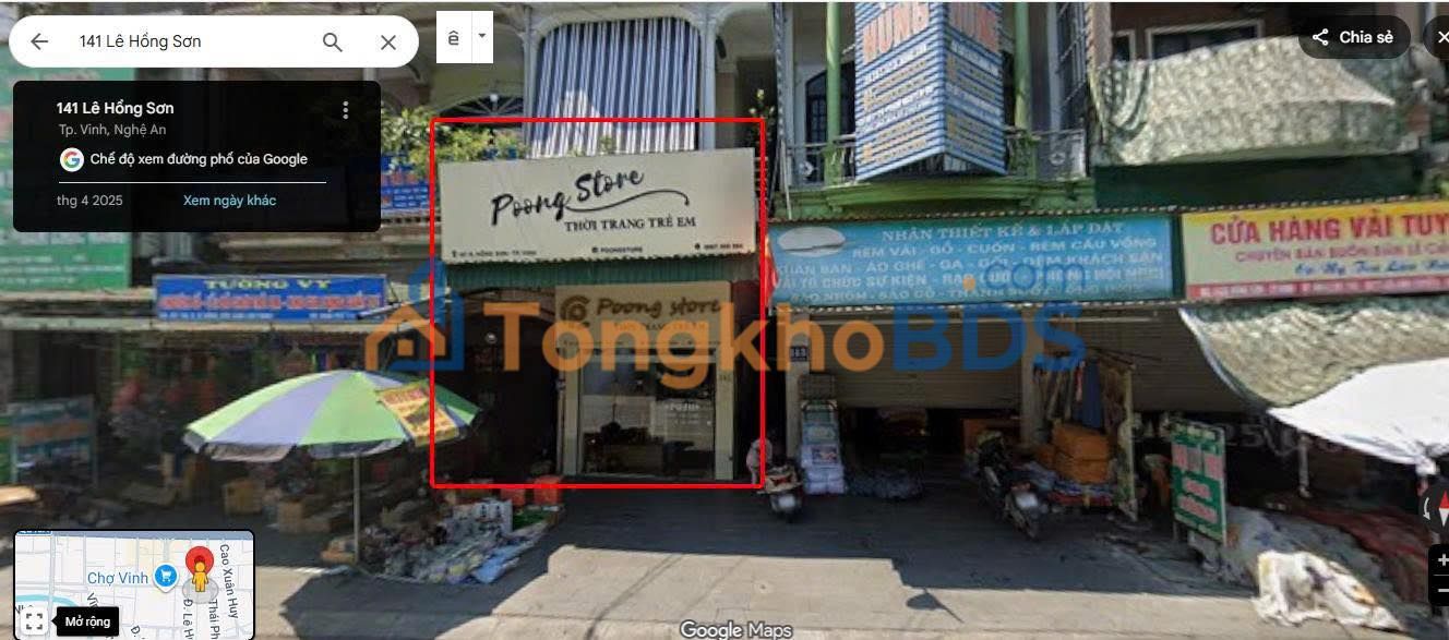 Mặt bằng Hồng Sơn Vinh 30m2 thỏa thuận - Mặt tiền kinh doanh