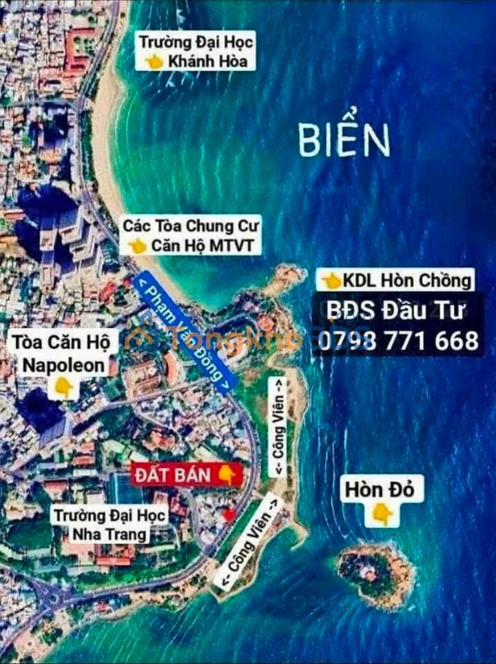 Đất nền Phạm Văn Đồng Nha Trang 60m² giá 8 tỷ - Đường lớn ô tô