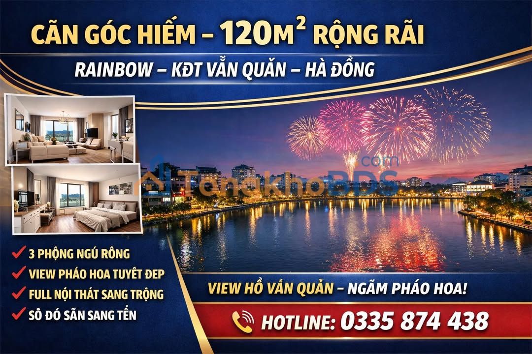 Căn hộ KĐT Văn Quán Hà Đông 120m² thỏa thuận - View đẹp