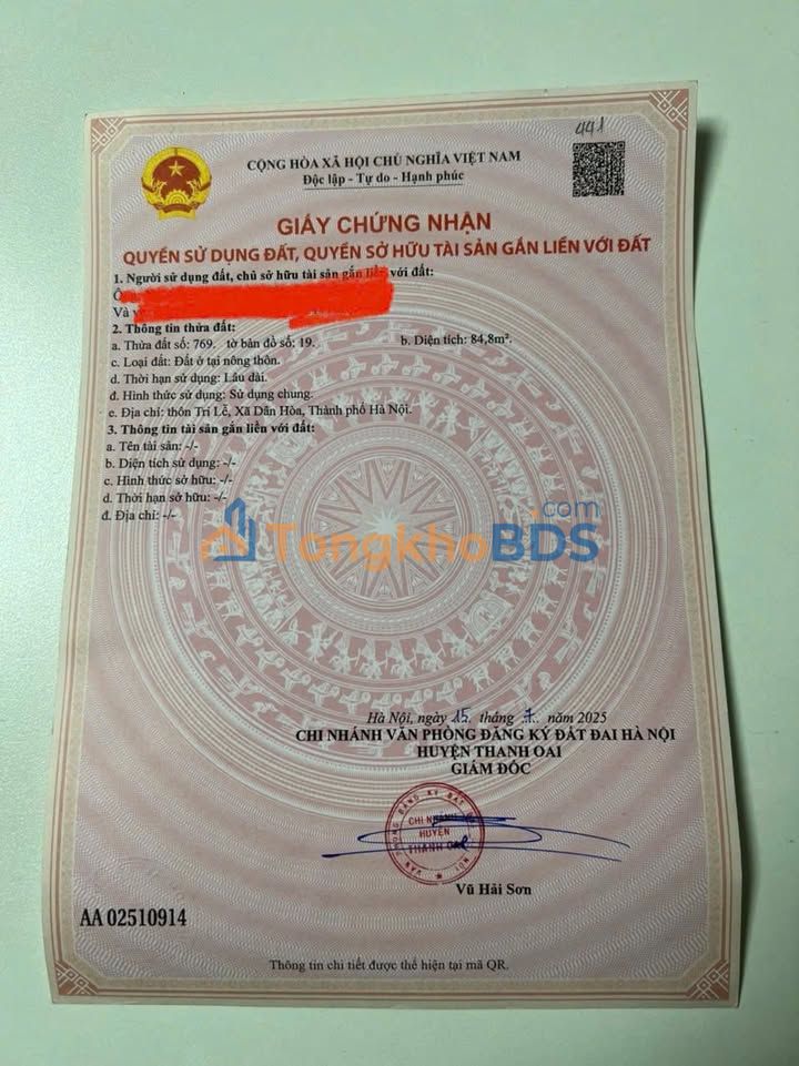 Đất Olympic E Hương Thanh Oai 85m² - Tiềm năng tăng giá