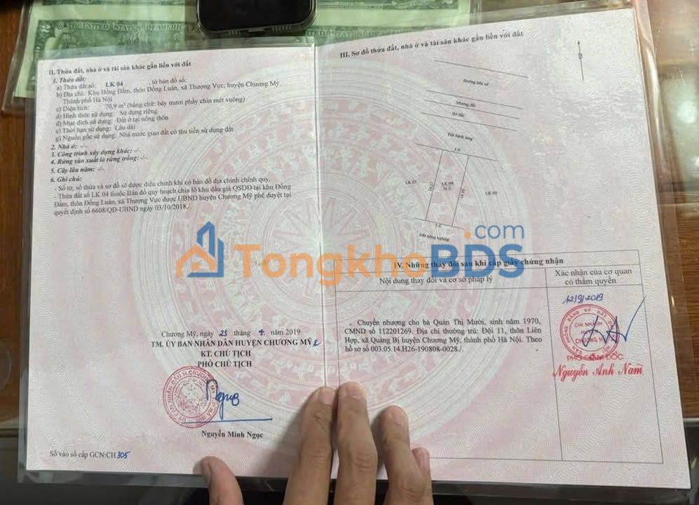 Đất nền Liên Xã Quảng Bị 71m² giá 3 tỷ - Sổ đỏ chính chủ