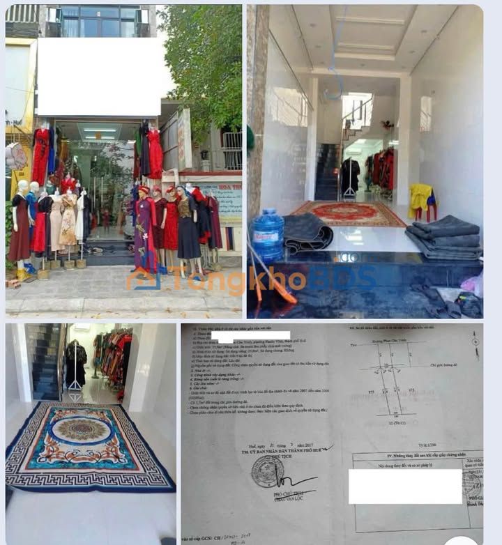 Nhà phố Phan Chu Trinh Huế 36m² 4 tỷ - Mặt tiền kinh doanh