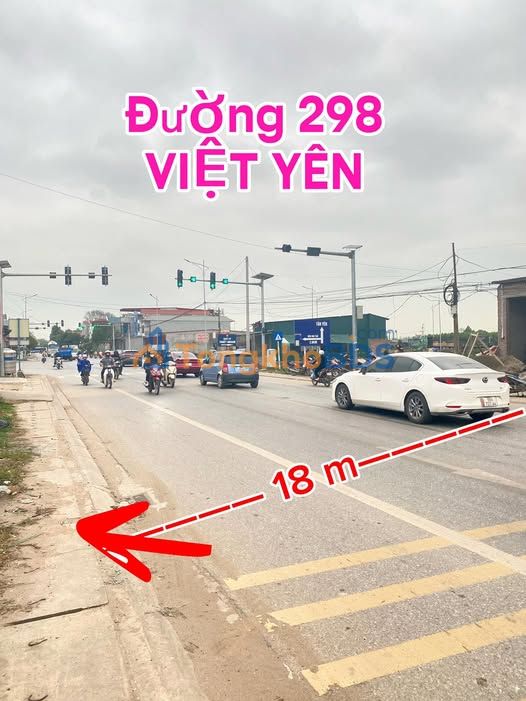 Đất nền Đường 298 Việt Yên 80m² 2 tỷ - Đường to ô tô sầm uất