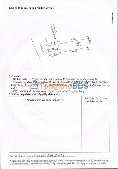 Đất Ba Vì Phùng Hưng 149m² 2 tỷ - Giá tốt hiếm có đường nhựa