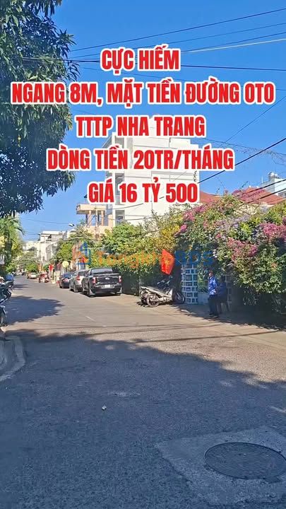 Nhà mặt tiền Tản Viên Nha Trang 145m² 16.5 tỷ - Dòng tiền 20tr