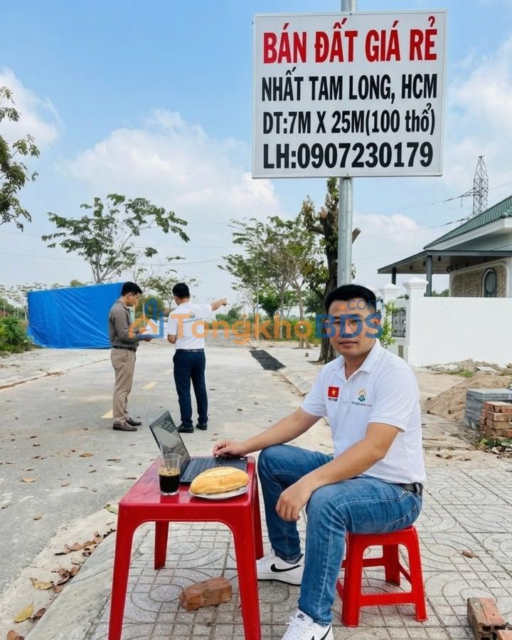 Đất Nền Mặt Tiền Song Hành Hương Lộ 2, Hóc Môn - 100m² Thổ Cư, Sẵn Sổ