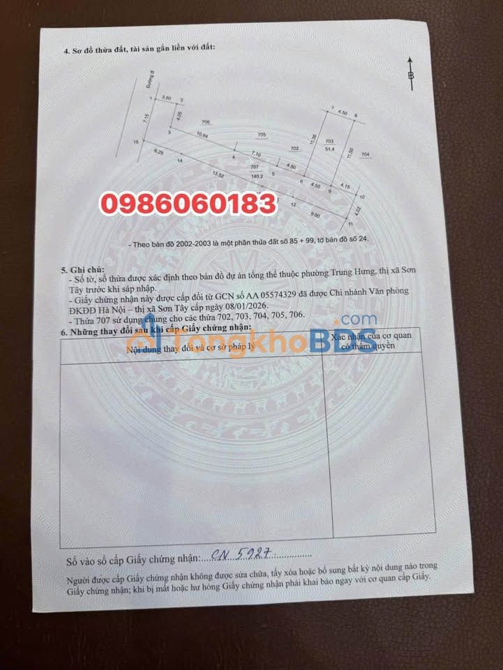 Đất nền Chùa Thông Ba Vì 52m² 2.05 tỷ - Vị trí đẹp