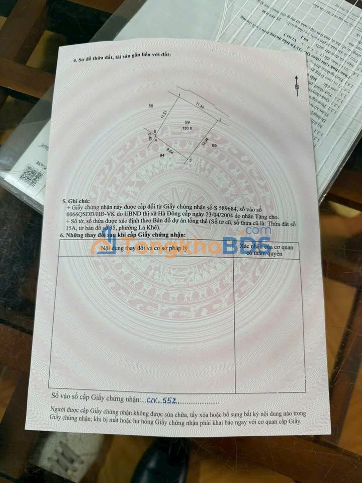 Đất nền Ngõ 33 Phan Đình Giót Hà Đông 131m² 20.305 tỷ - Sổ đỏ chính chủ