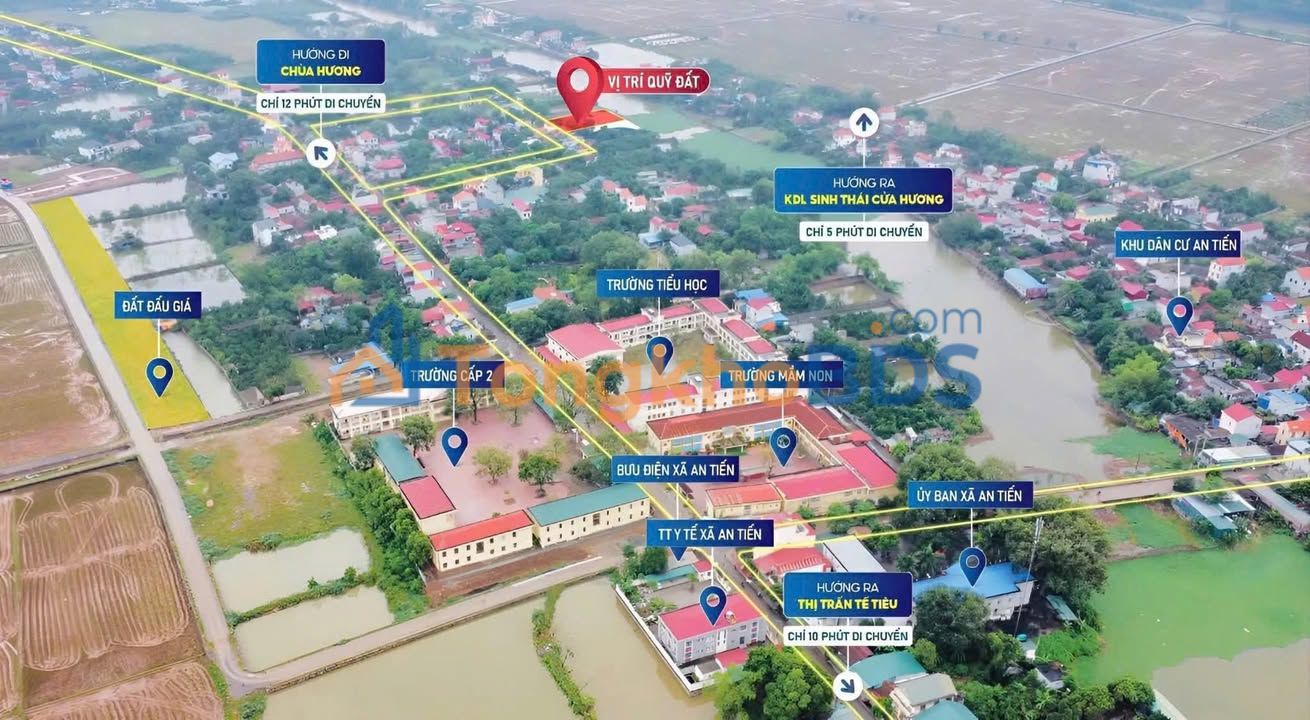 Đất nền An Tiến Mỹ Đức 50m² 700 triệu - Pháp lý rõ ràng