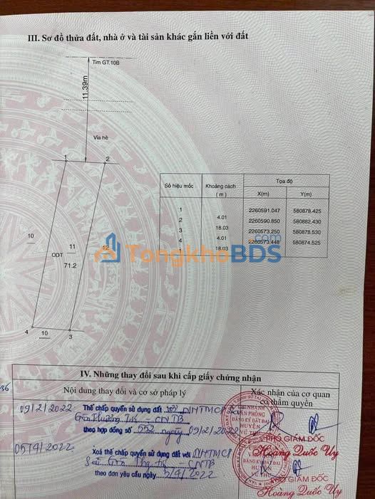 Đất Nguyễn Trãi Vũ Thư 71,2m² 2 tỷ - Sổ đỏ chính chủ