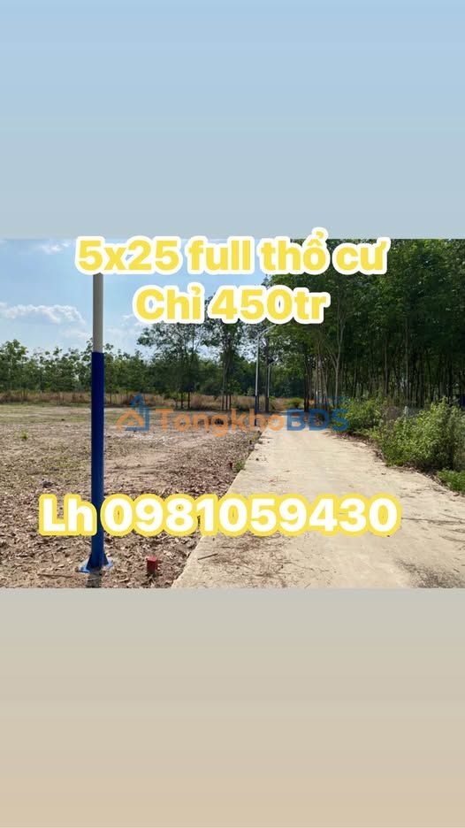 Đất nền Minh Hưng Chơn Thành 125m² 0,45 tỷ - Sổ đỏ chính chủ