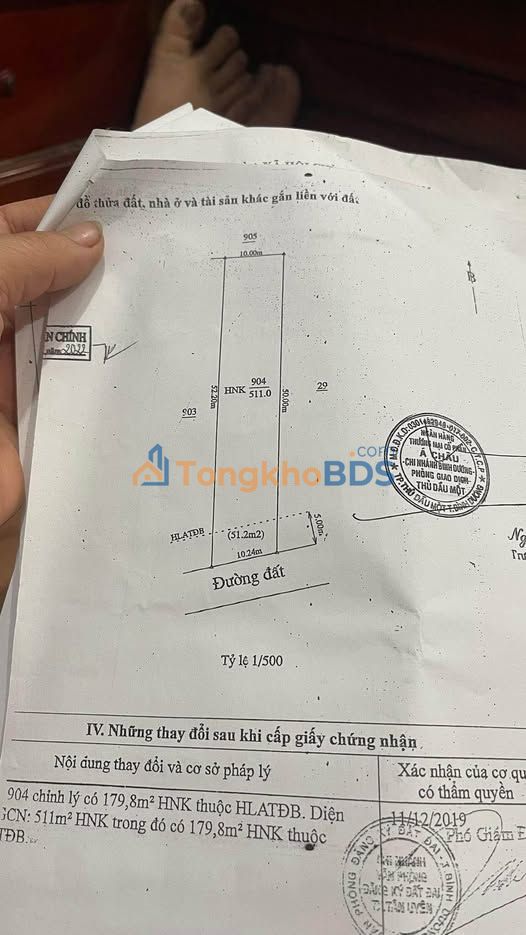 Đất nền Tân Phước Khánh Tân Uyên 500m² 8 tỷ - Sổ đỏ chính chủ