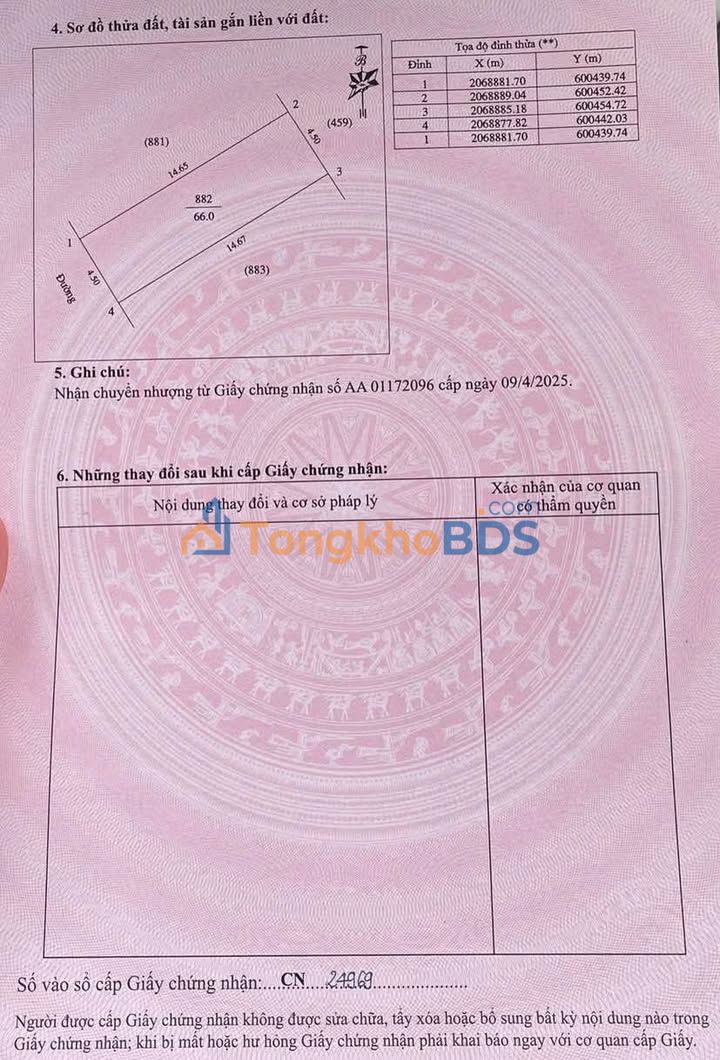 Đất nền Mỹ Thượng Hưng Lộc 66m² 3.28 tỷ - Hạ tầng hoàn thiện