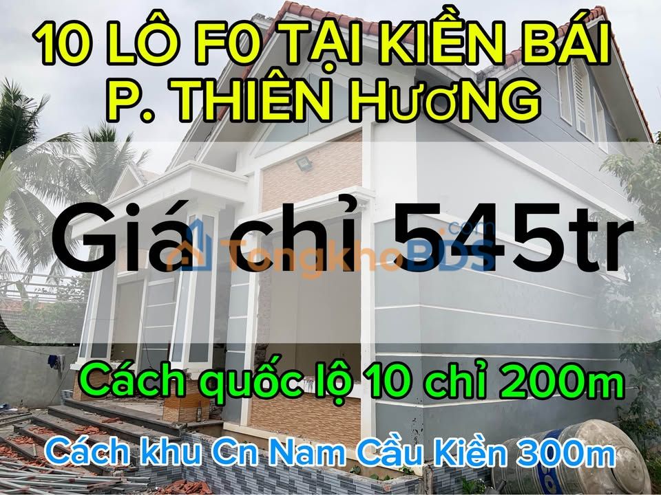 Đất nền Kiền Bái Thuỷ Nguyên 60m² 545tr - Tiềm năng tăng giá