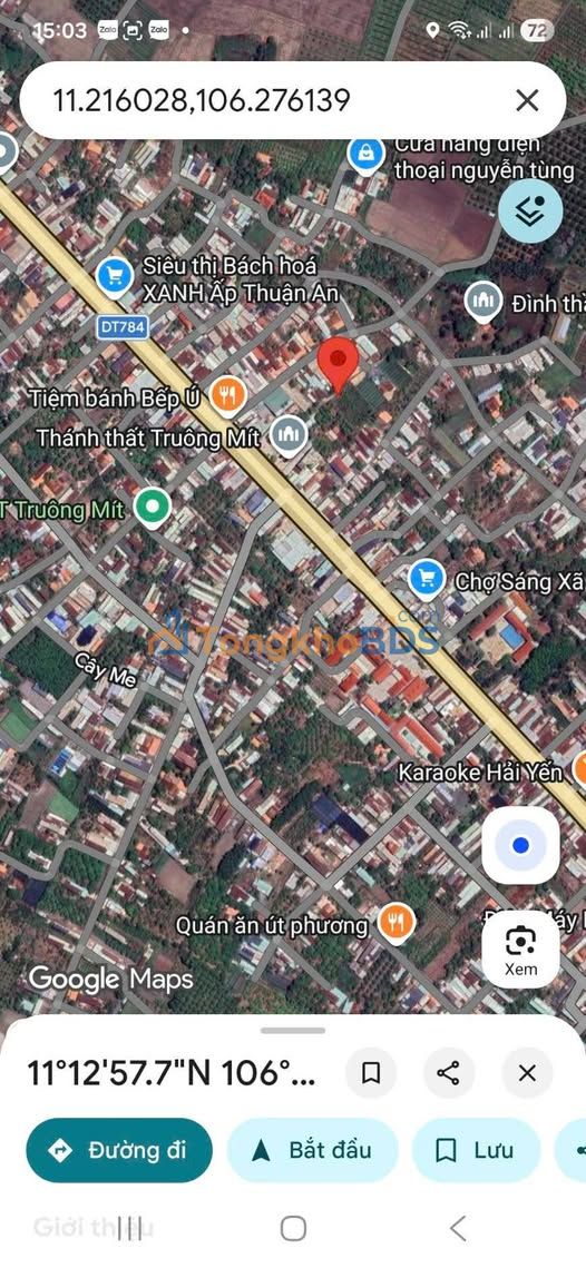 Đất nền Truông Mít Dương Minh Châu 235m² 320 triệu - Đầu tư dài hạn