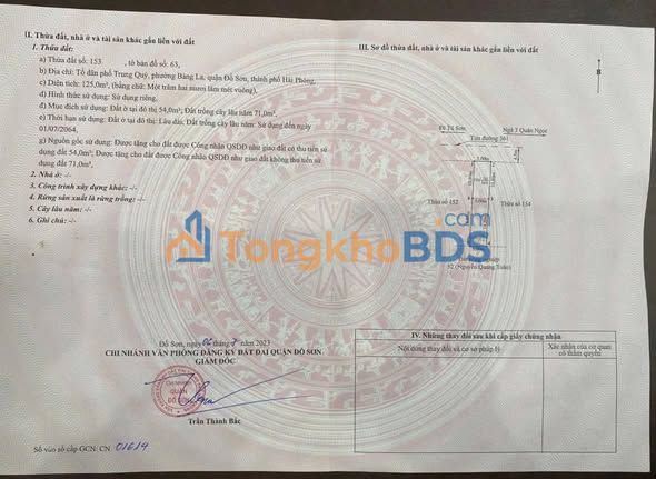 Đất Đồ Sơn 125m² Mặt Đường 361 - Kinh Doanh Sầm Uất