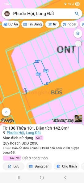 Đất nền Phước Hải Đất Đỏ 140m² - Sổ đỏ chính chủ