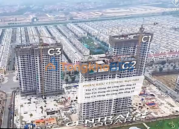 Căn hộ Masterise Trinity Central Square 34m² 2.2 tỷ - View biệt thự