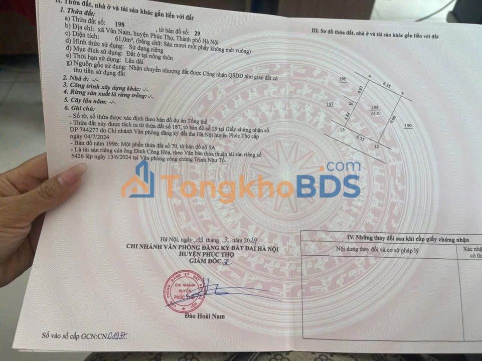 Đất nền Vân Nam, Bắc Quang 61m² giá 2 tỷ - Sổ đỏ sẵn sàng giao dịch