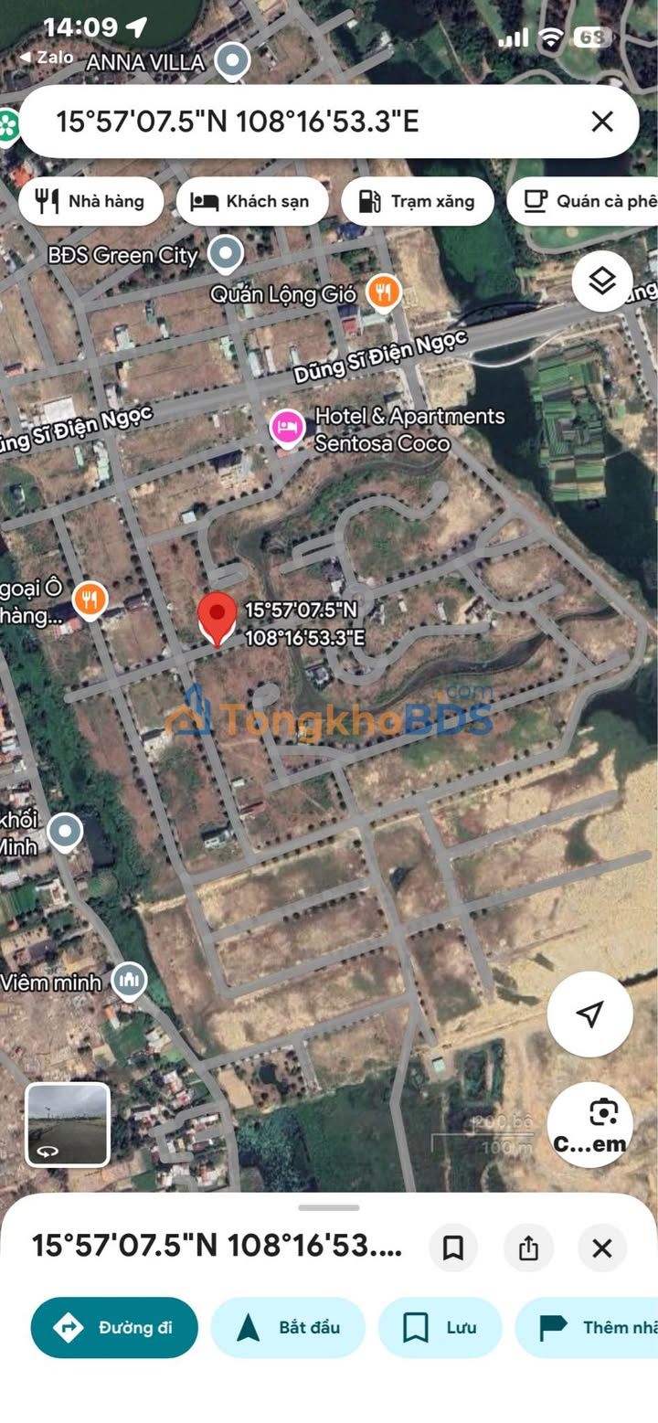 Đất nền Sentosa 20m5 120m² 3.9 tỷ - Sổ đỏ chính chủ