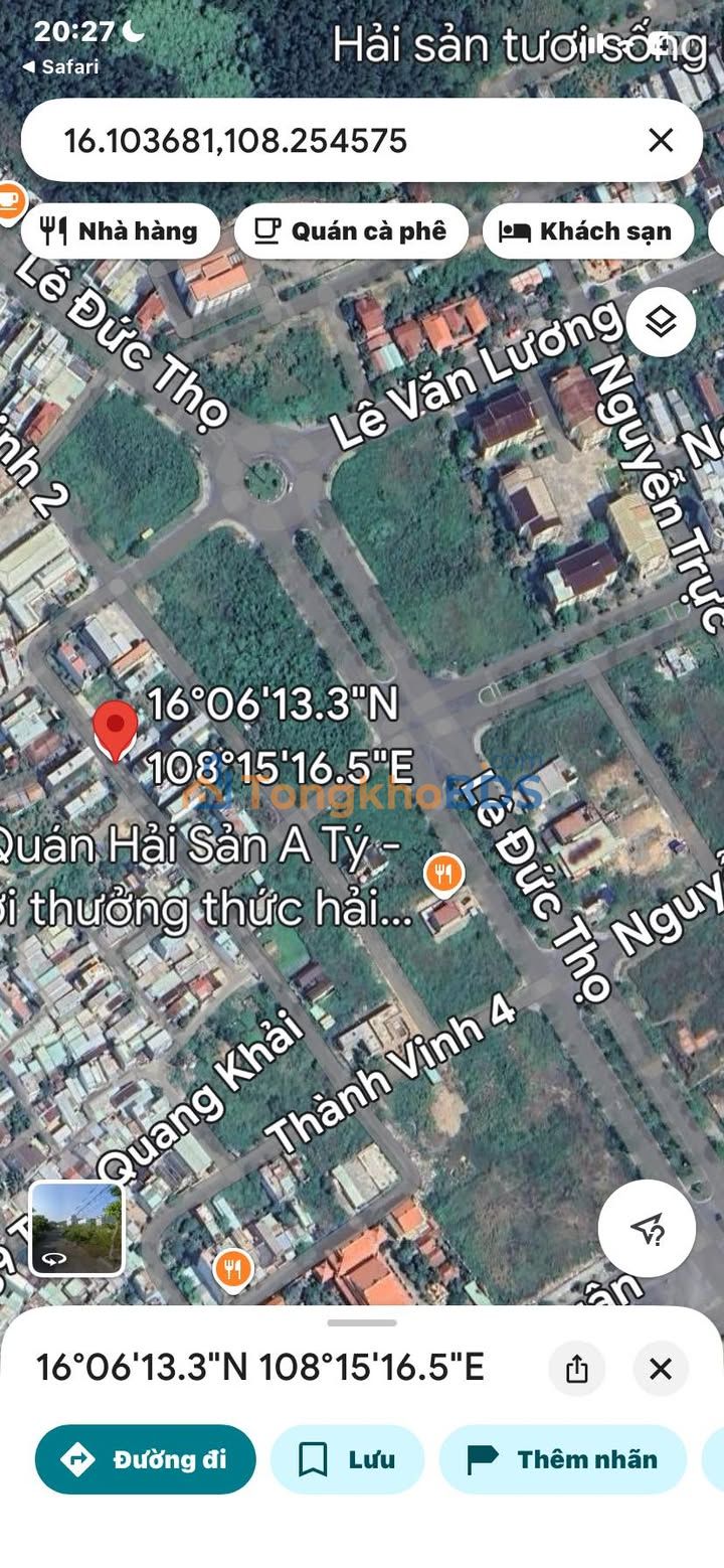 Đất 2 Mặt Tiền Kinh Doanh Vàng, Sơn Trà - 125m², 10 Tỷ