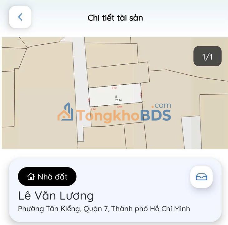 Nhà Quận 7 Lê Văn Lương 26m2 3,35 tỷ - Chính chủ bán