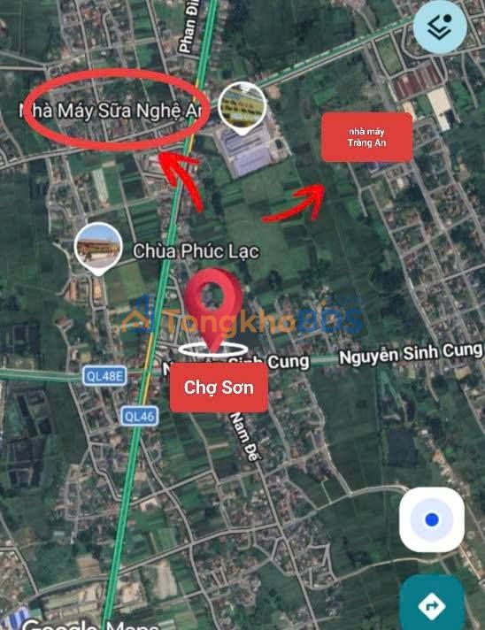 Đất Nghi Thạch 170m² 2.7 tỷ - Đường to ô tô