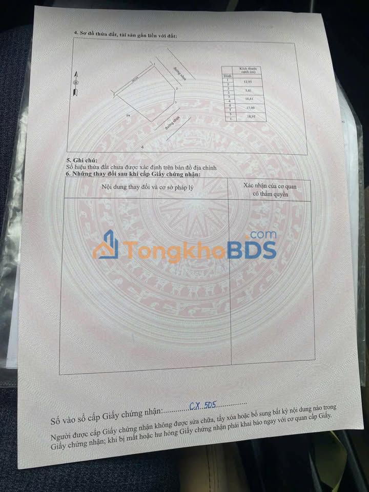 Đất nền Chợ Tình Vĩnh Phúc 281m² - Thổ cư 100%