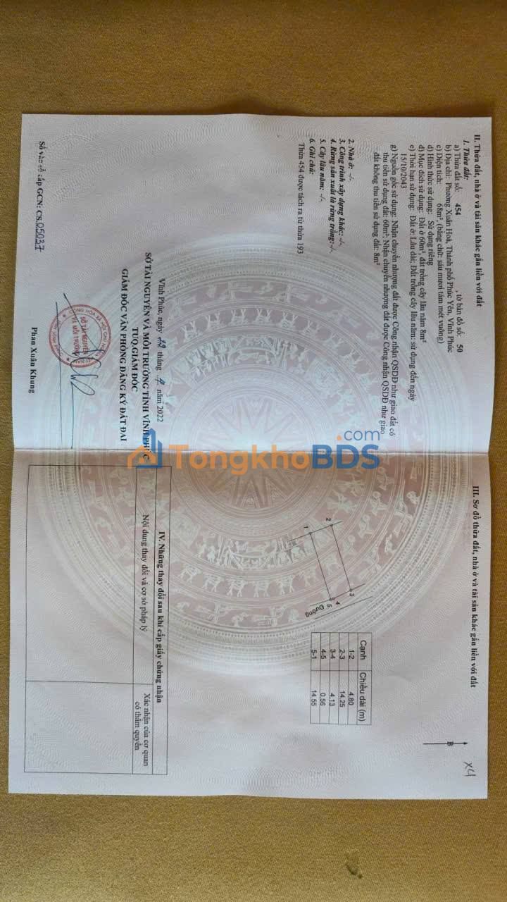 Đất nền Xuân Hoà 68m² thỏa thuận - Đường ô tô