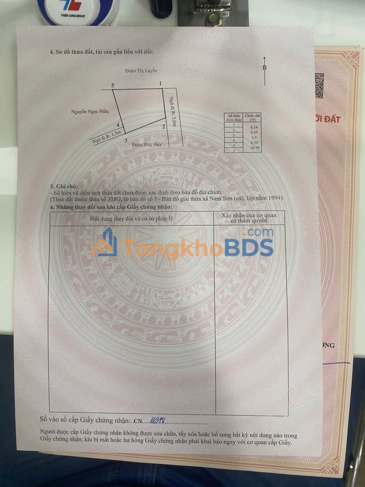 Đất nền Nam Sơn An Dương 80m² giá thỏa thuận - Sổ đỏ chính chủ