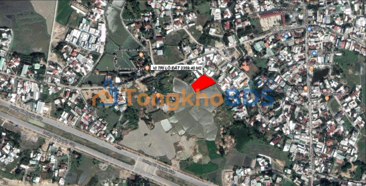 Đất nền Võ Nguyên Giáp Nha Trang 2.500m²/7.5 tỷ - Sổ đỏ chính chủ