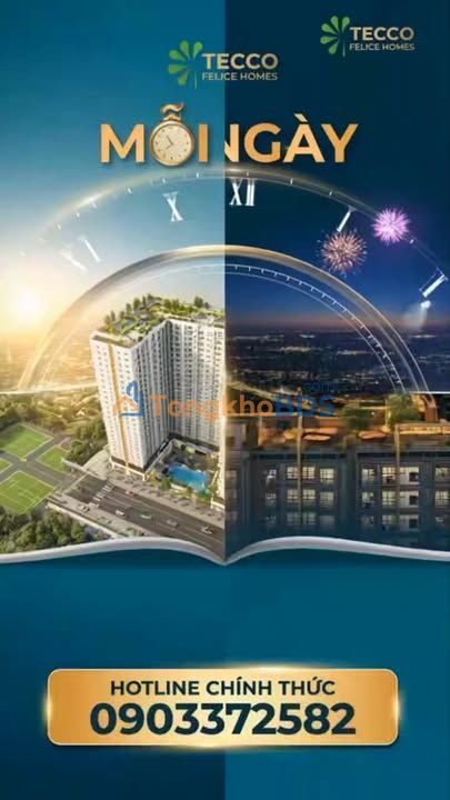 Căn hộ Tecco Felice Home Thuận An 42-84m² 30 triệu/m² View đẹp