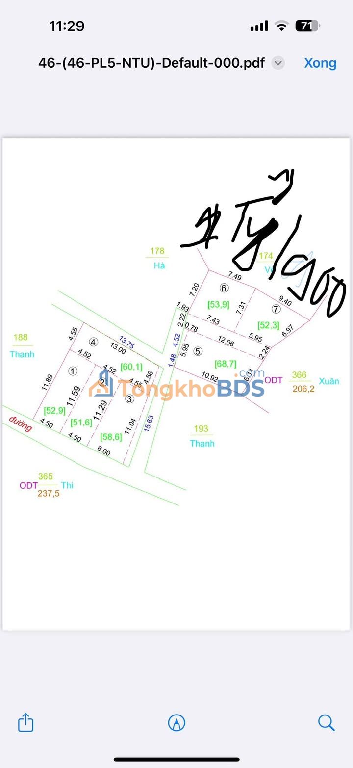 Đất nền Nhân Thịnh 52-58m² 900tr-1.6 tỷ - Giá tốt hiếm có